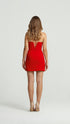 Maroon Bodycon Mini Dress